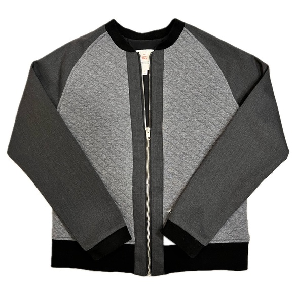 Rare Tilley Wanderer Collection Quilted Gray Grey Black Zipper jacket Canada - Picture 1 of 8